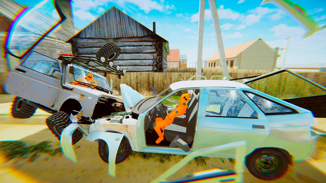 VAZ Crash Test Simulator 2 [МОД: Меню, Бесконечные монеты и Открытые уровни] Screenshot 2