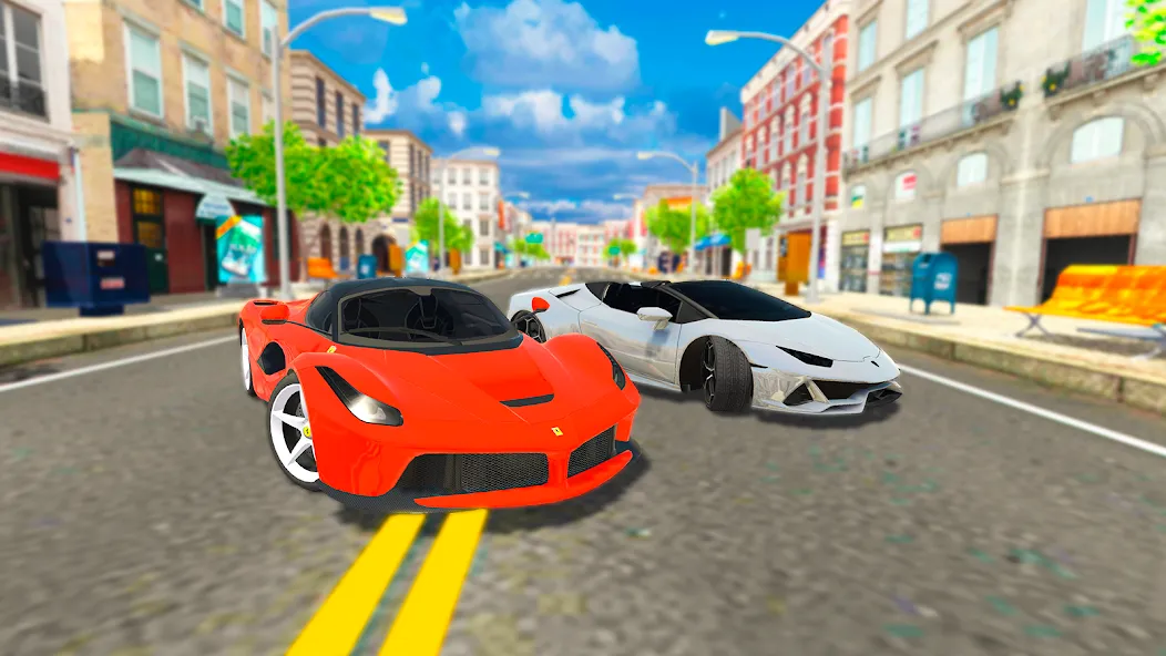 Car Driving Simulator: Online (Кар Драйвинг Симулятор) [МОД: Много монет, Открытые уровни и Мега MOD] Screenshot 1
