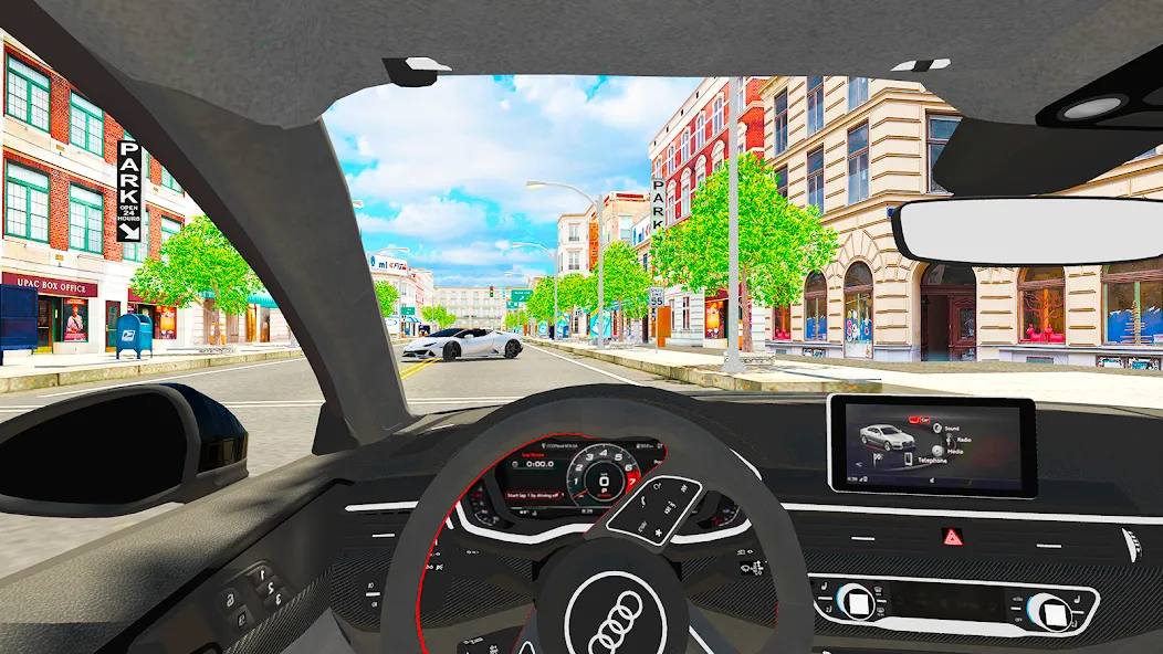 Car Driving Simulator: Online (Кар Драйвинг Симулятор) [МОД: Много монет, Открытые уровни и Мега MOD] Screenshot 3