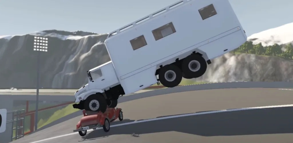 Realistic Car Crash Simulator [МОД: Все открыто, Дополнительные деньги и Меню MOD] Screenshot 2