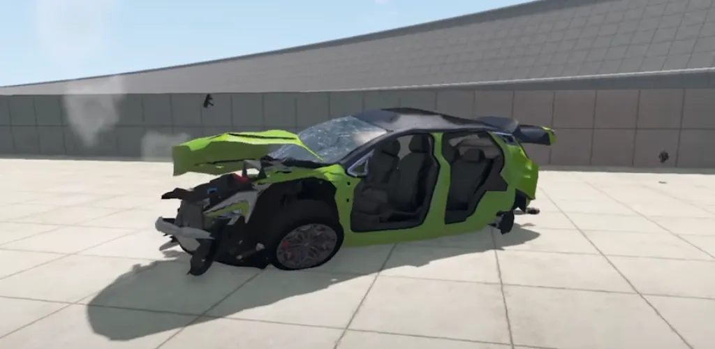 Realistic Car Crash Simulator [МОД: Все открыто, Дополнительные деньги и Меню MOD] Screenshot 4