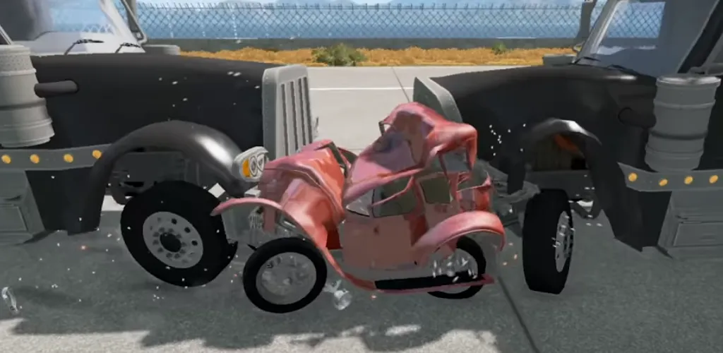 Realistic Car Crash Simulator [МОД: Все открыто, Дополнительные деньги и Меню MOD] Screenshot 5