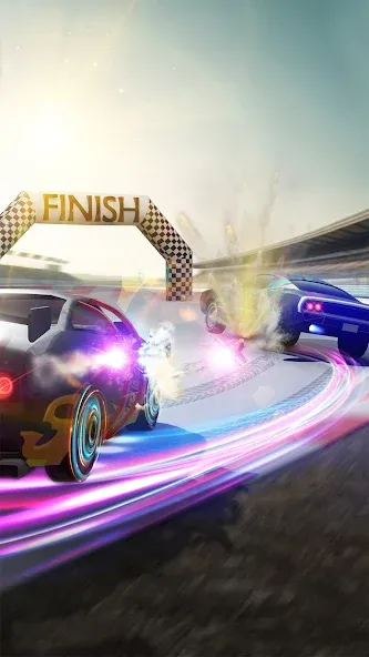 Top Race : Car Battle Racing (Топ Рейс) [МОД: Деньги, Монеты и Меню MOD] Screenshot 1