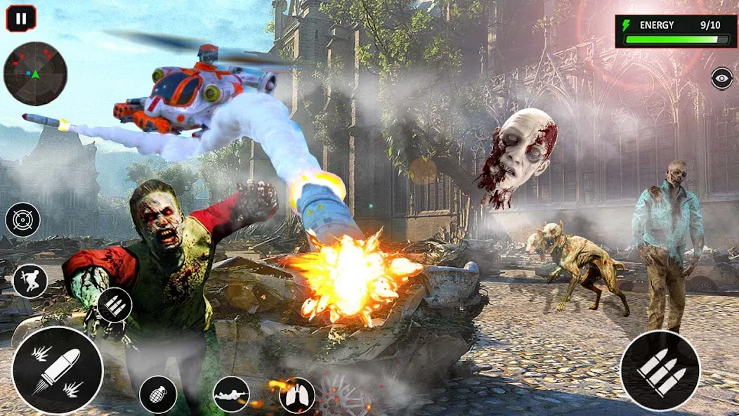 Sniper Zombie Shooting (Зомби стреляющая оффлайн игра) [МОД: Много монет, Открытые уровни и Мега MOD] Screenshot 2