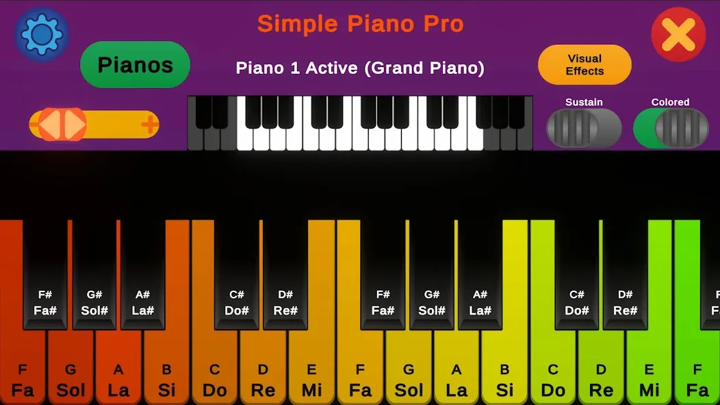 Simple Piano Pro (Симпл Пиано Про) [МОД: Бесконечные деньги, Монеты и Мега MOD] Screenshot 4