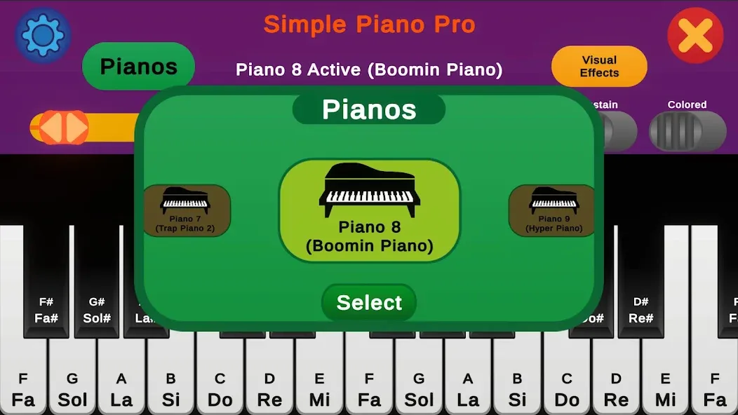 Simple Piano Pro (Симпл Пиано Про) [МОД: Бесконечные деньги, Монеты и Мега MOD] Screenshot 5
