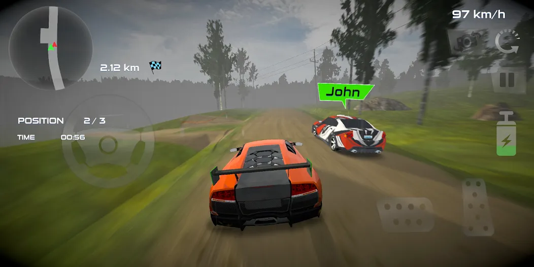 Rally Car : Extreme Fury Race (Ралли Кар) [МОД: Все открыто, Дополнительные деньги и Меню MOD] Screenshot 2
