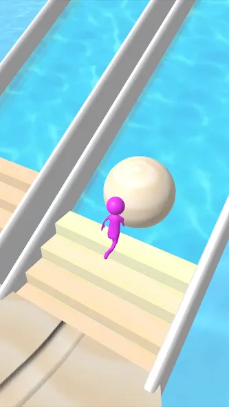 Bridge Race [МОД: Меню, Бесконечные монеты и Открытые уровни] Screenshot 2