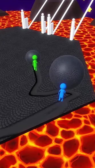 Bridge Race [МОД: Меню, Бесконечные монеты и Открытые уровни] Screenshot 5