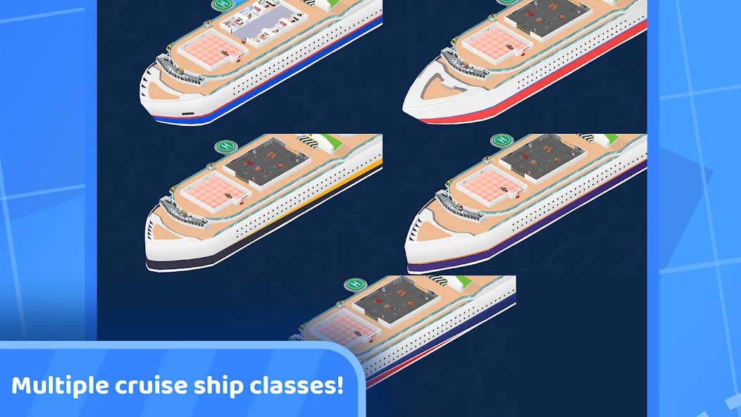 Idle Cruise Ship Simulator (Айдл Круиз Шип Симулятор) [МОД: Много денег, Монет и Все открыто] Screenshot 3