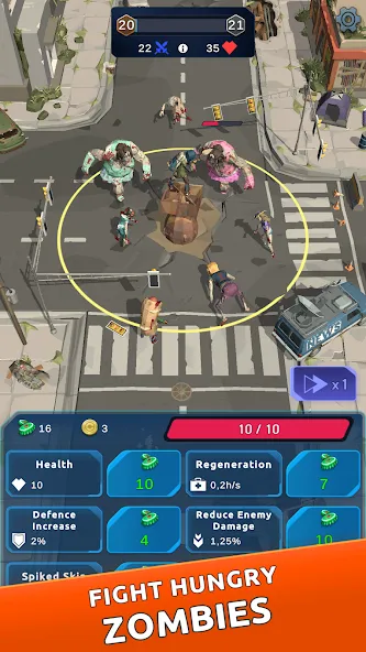 Idle Survivor - Tower Defense (Айдл Сурвайвор) [МОД: Деньги, Монеты и Меню MOD] Screenshot 5