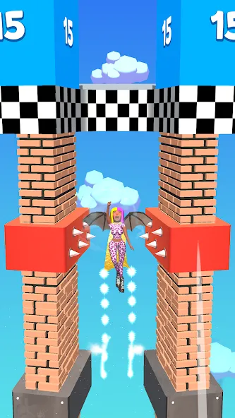 Stretch Legs: Jump King (Стретч Легс) [МОД: Меню, Бесконечные монеты и Открытые уровни] Screenshot 5