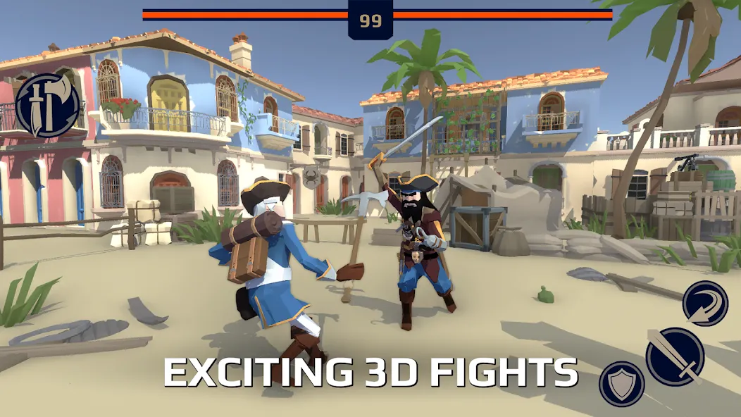 Slash Polygon: Medieval PVP (Слэш Полигон Онлайн ПВП арена) [МОД: Много денег, Монет и Все открыто] Screenshot 2