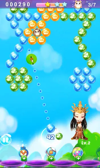 Shoot Bubble Puzzle (Шут Бабл Пазл) [МОД: Все открыто, Дополнительные деньги и Меню MOD] Screenshot 3