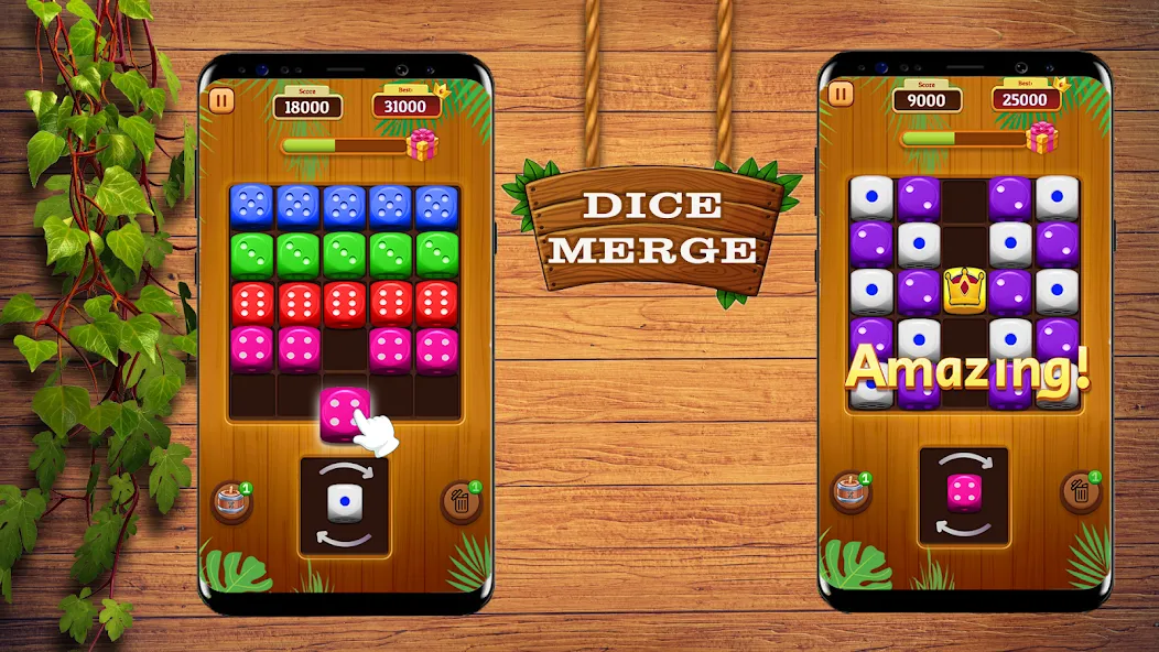 Dice Merge: Dice Mania Game (Дайс Мердж) [МОД: Бесконечные деньги, Монеты и Мега MOD] Screenshot 1