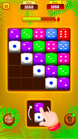 Dice Merge: Dice Mania Game (Дайс Мердж) [МОД: Бесконечные деньги, Монеты и Мега MOD] Screenshot 3
