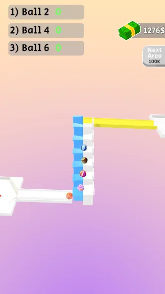 Marble Race (Марбл рейс) [МОД: Меню, Бесконечные монеты и Открытые уровни] Screenshot 2