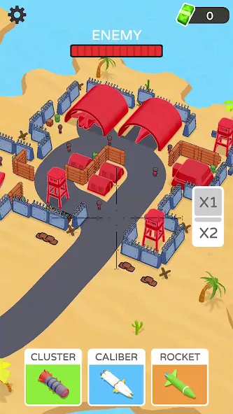 Artillery Defense (Артиллерийская оборона) [МОД: Деньги, Монеты и Меню MOD] Screenshot 1