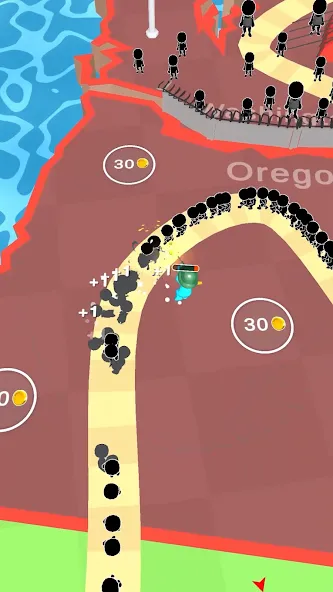 Fight For America: Country War (Файт фор Америка) [МОД: Меню, Бесконечные монеты и Открытые уровни] Screenshot 3