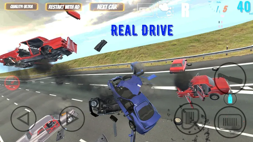Real Drive (Риал Драйв) [МОД: Бесконечные деньги, Монеты и Мега MOD] Screenshot 1