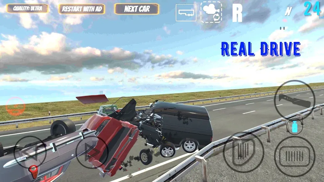 Real Drive (Риал Драйв) [МОД: Бесконечные деньги, Монеты и Мега MOD] Screenshot 2