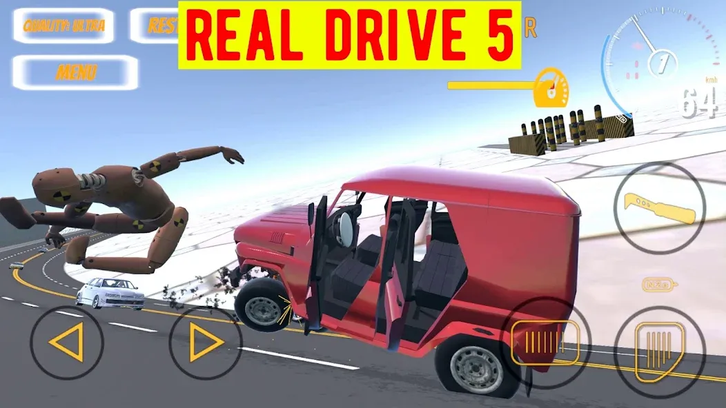 Real Drive 5 (Реал Драйв 5) [МОД: Меню, Бесконечные монеты и Открытые уровни] Screenshot 5