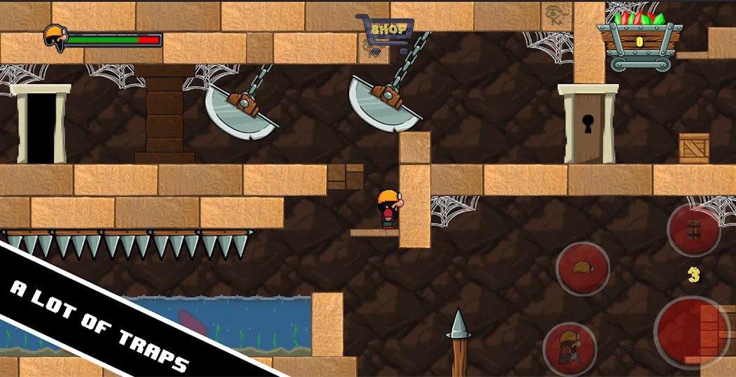 Dan the Dungeon Digger (Дэн Данжн Диггер) [МОД: Много денег, Монет и Все открыто] Screenshot 1