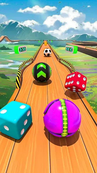 Rolling Ball Game Hop Ball Run (Гоинг Боллс Гейм) [МОД: Все открыто, Дополнительные деньги и Меню MOD] Screenshot 2