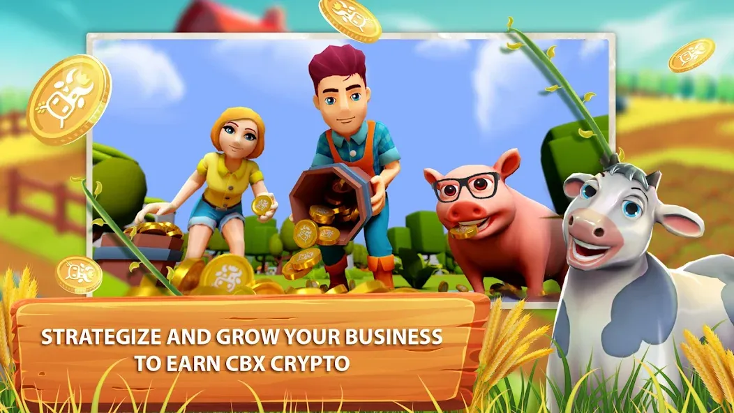 CropBytes: A Crypto Farm Game (КропБайтс) [МОД: Много монет, Открытые уровни и Мега MOD] Screenshot 2