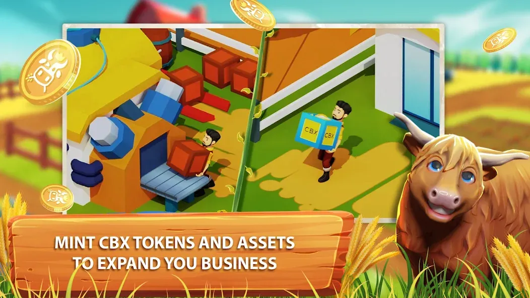 CropBytes: A Crypto Farm Game (КропБайтс) [МОД: Много монет, Открытые уровни и Мега MOD] Screenshot 3