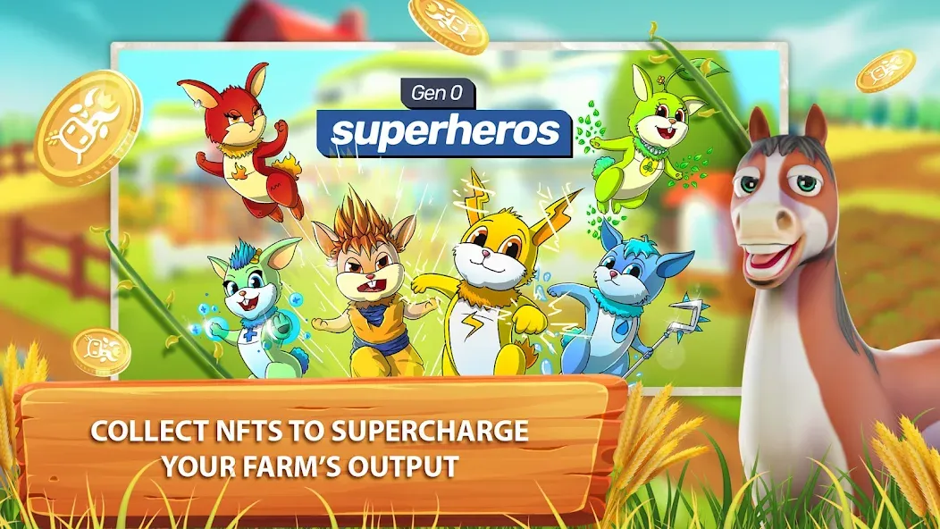 CropBytes: A Crypto Farm Game (КропБайтс) [МОД: Много монет, Открытые уровни и Мега MOD] Screenshot 5
