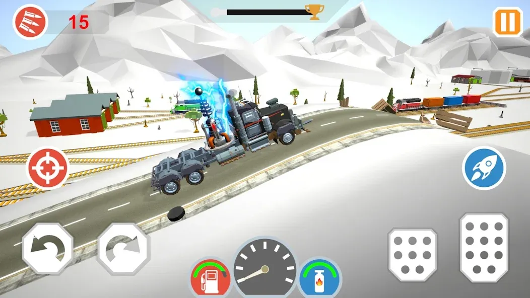 Zombie Cars Crush: Racing Die (Зомби Карс) [МОД: Бесконечные деньги, Монеты и Мега MOD] Screenshot 2