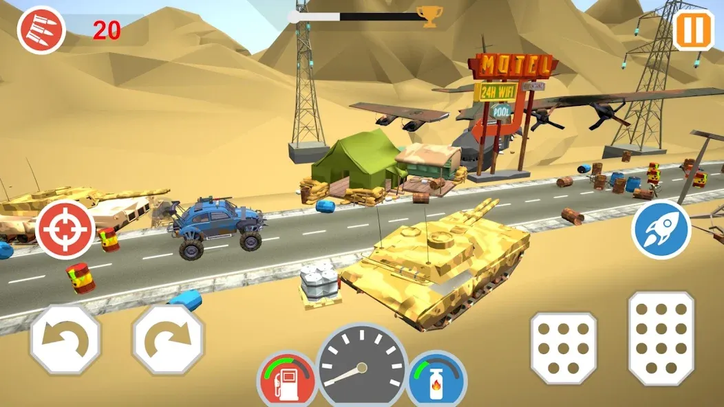 Zombie Cars Crush: Racing Die (Зомби Карс) [МОД: Бесконечные деньги, Монеты и Мега MOD] Screenshot 3