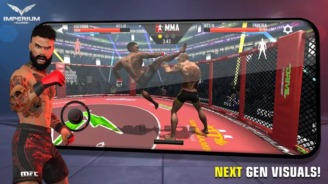 MMA Fighting Clash (ММА Файтинг Клэш) [МОД: Бесконечные деньги, Монеты и Мега MOD] Screenshot 1