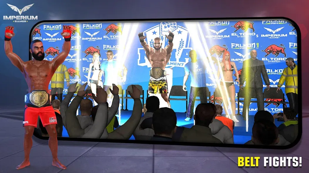 MMA Fighting Clash (ММА Файтинг Клэш) [МОД: Бесконечные деньги, Монеты и Мега MOD] Screenshot 4
