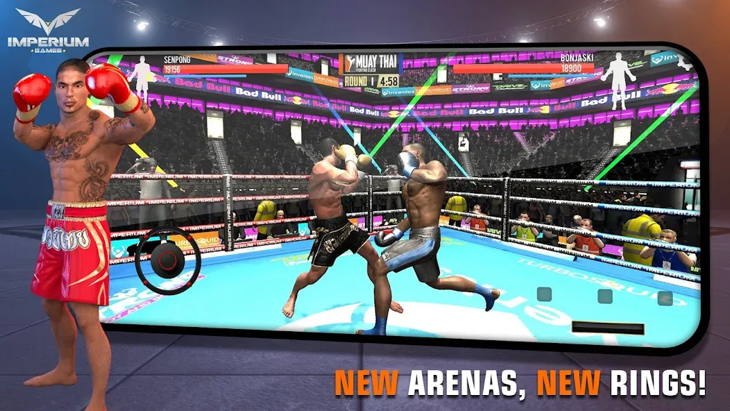 Muay Thai 2 - Fighting Clash (Муай Тай 2) [МОД: Все открыто, Дополнительные деньги и Меню MOD] Screenshot 2