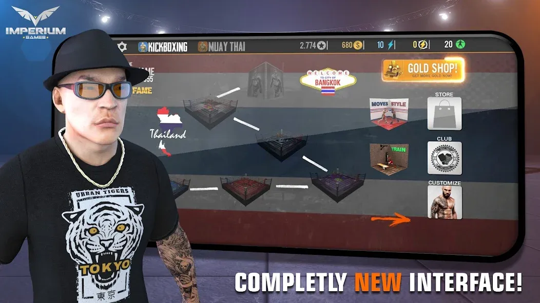 Muay Thai 2 - Fighting Clash (Муай Тай 2) [МОД: Все открыто, Дополнительные деньги и Меню MOD] Screenshot 4