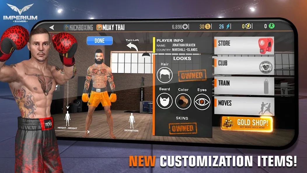 Muay Thai 2 - Fighting Clash (Муай Тай 2) [МОД: Все открыто, Дополнительные деньги и Меню MOD] Screenshot 5