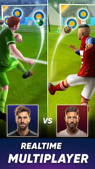 SOCCER Kicks - Stars Strike 24 (ФУТБОЛ Киксы) [МОД: Много денег, Монет и Все открыто] Screenshot 1
