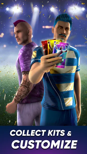 SOCCER Kicks - Stars Strike 24 (ФУТБОЛ Киксы) [МОД: Много денег, Монет и Все открыто] Screenshot 3