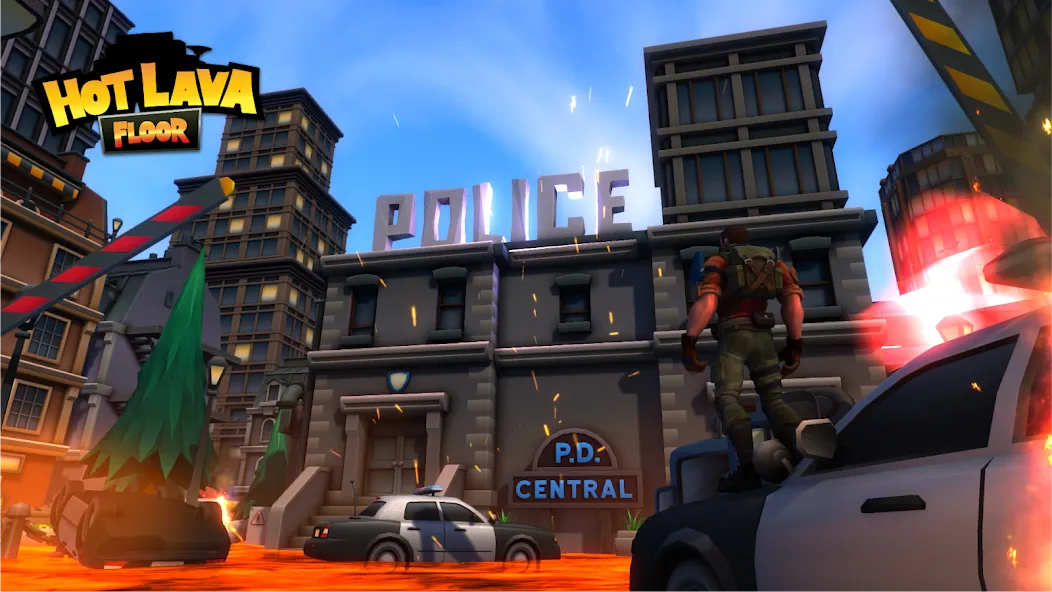 Hot Lava Floor: Urban Escape (Хот Лава Флор) [МОД: Много монет, Открытые уровни и Мега MOD] Screenshot 4