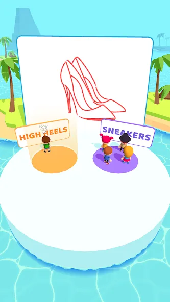 Guess The Drawing (Гес Дэ Дроинг) [МОД: Много монет, Открытые уровни и Мега MOD] Screenshot 2