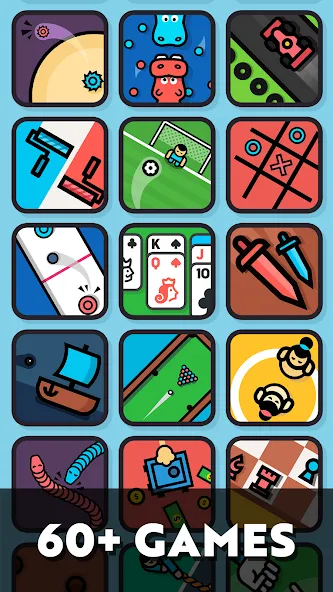 2 Player games : the Challenge [МОД: Деньги, Монеты и Меню MOD] Screenshot 1