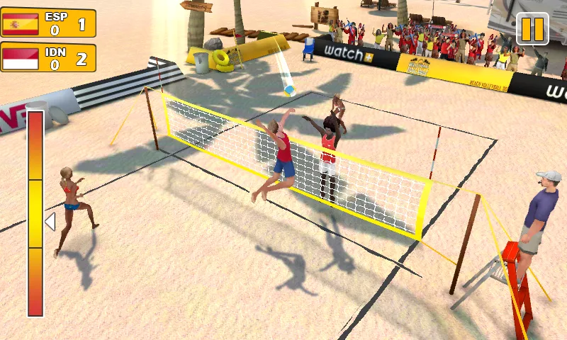 Beach Volleyball 3D [МОД: Меню, Бесконечные монеты и Открытые уровни] Screenshot 1