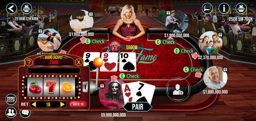 POKER FAME (ПОКЕР ФЕЙМ) [МОД: Меню, Бесконечные монеты и Открытые уровни] Screenshot 3