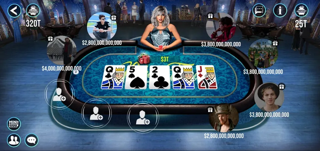 POKER FAME (ПОКЕР ФЕЙМ) [МОД: Меню, Бесконечные монеты и Открытые уровни] Screenshot 4
