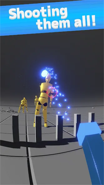 Titan Shoot: 3D gun action (Титан Шут) [МОД: Много монет, Открытые уровни и Мега MOD] Screenshot 1
