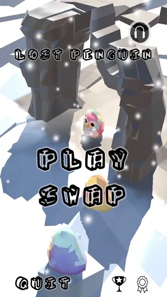 Lost Penguin - Endless Journey (Лост Пенгвин) [МОД: Деньги, Монеты и Меню MOD] Screenshot 1