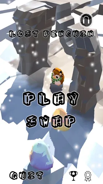 Lost Penguin - Endless Journey (Лост Пенгвин) [МОД: Деньги, Монеты и Меню MOD] Screenshot 2