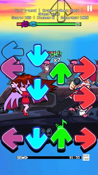 GF Heartbreaker Funk Battle (мод против девушки ФФ) [МОД: Много монет, Открытые уровни и Мега MOD] Screenshot 1